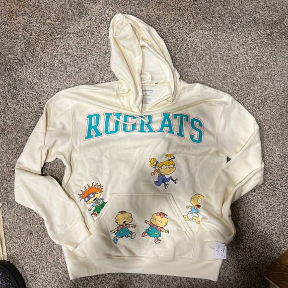 Nickelodeon Rugrats Logo 90s Hoodie NEW WITH TAGS size medium - Picture 1 of 3